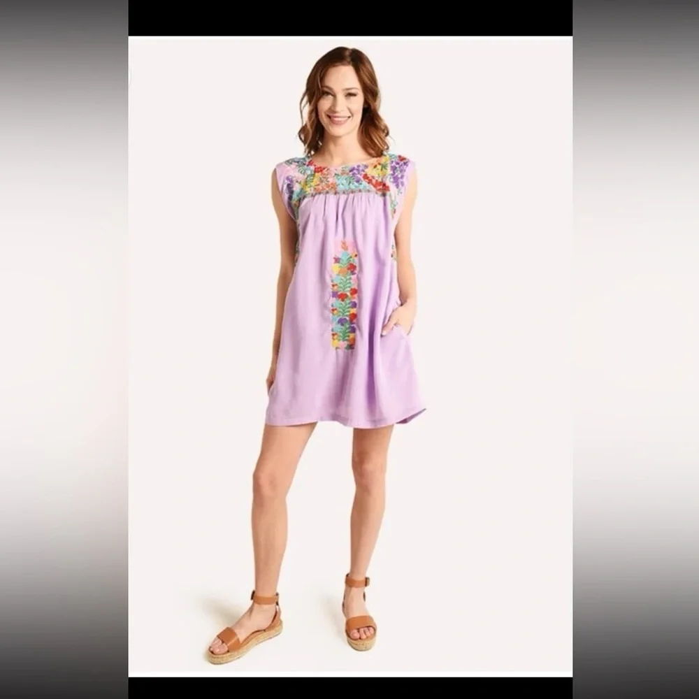 J. MARIE Embroidered Lilac Nicole Mini Dress
Size Small - Picture 2 of 12